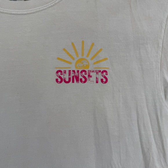 Comfort Colors Forever Chasing Sunsets Graphic T-Shirt Tan XL Heavyweight Cotton - Picture 4 of 8